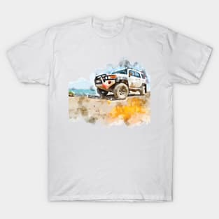 Toyota FJ Cruiser at Sand Flats OHV, Moab, Utah, USA T-Shirt